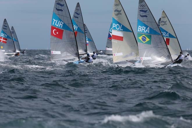 Finn Class - London 2012 Olympic Sailing Competition &copy; Francois Richard